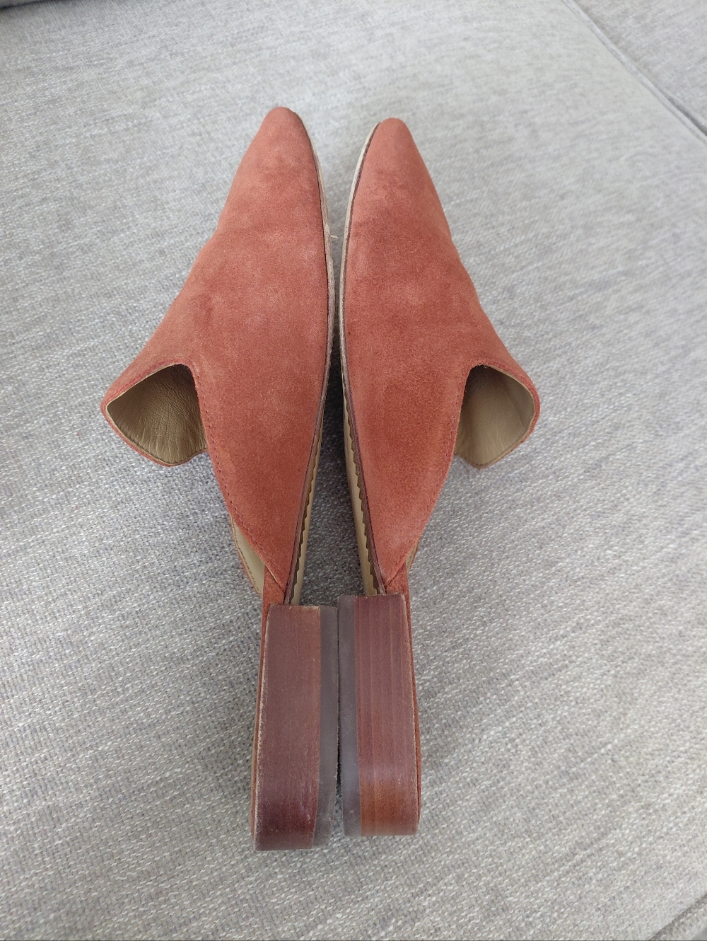 Tory Burch Carlotte Suede Leather Mule - Picture 4 of 10